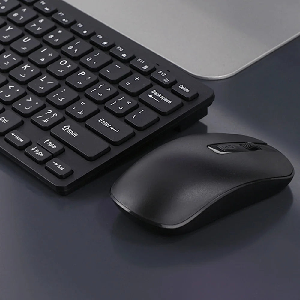 2026 Hot Arabic Keyboard Wireless Mouse For Game PC Player TV Arabic Keyboard and Mouse Set 78Keys Gameing Keyboard Dropshipping
