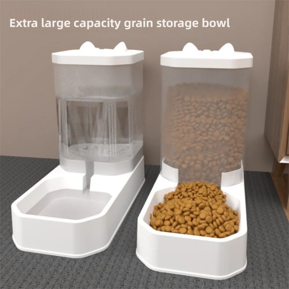 Automatic Cat Feeder Large Capacity 3.3L Pet Water Dispenser Stable Pet Supplies Cat Food Dispenser for Cats and Dogs
