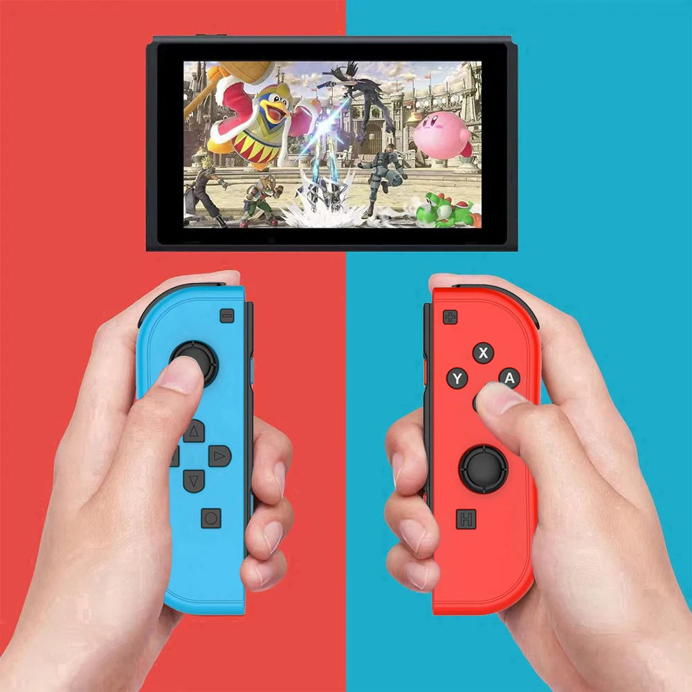 Joy Pad Joycons Gamepad for Nintendo Switch Joystick Bluetooth Wireless Game Controller Joystick with Trubo Video Game Consoles