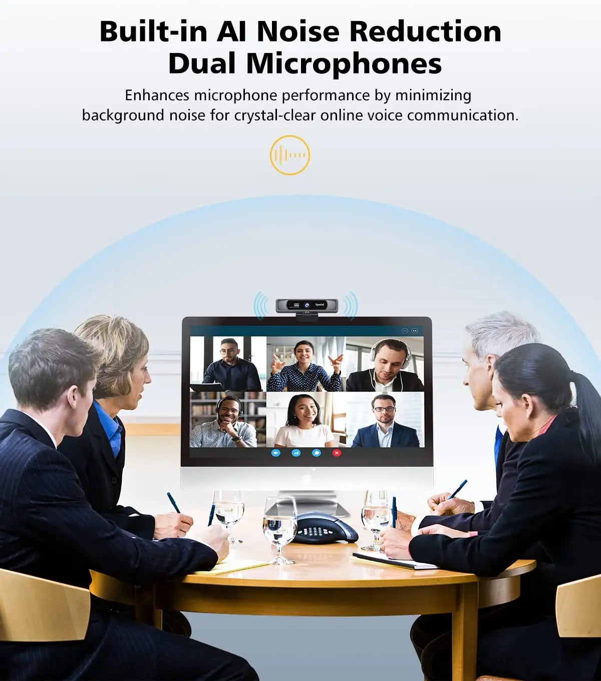 4K HD Webcam 30FPS with Microphone & Remote – 120° Wide Angle USB Camera for Streaming, Zoom, PC, Windows, Mac & Linux.
