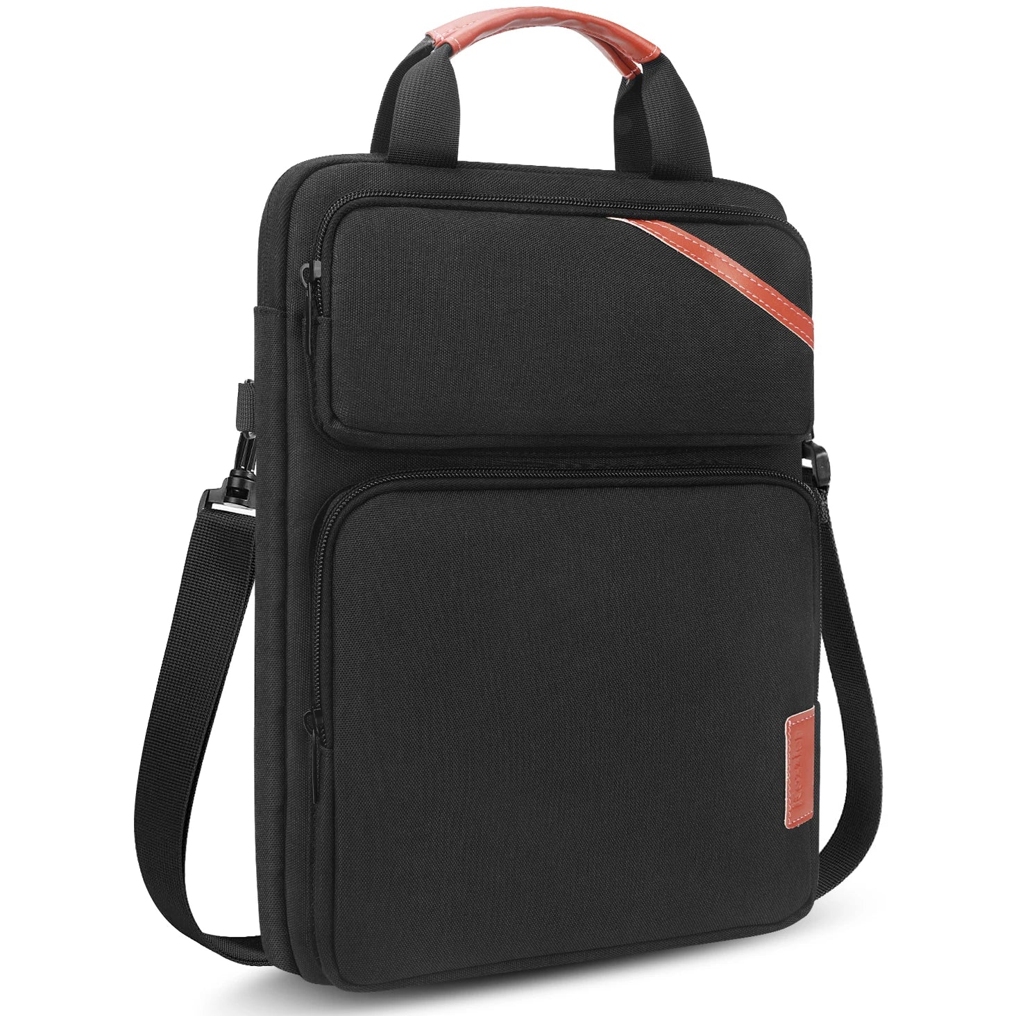 iCozzier 12.9-13.3 inch Laptop Shoulder Bag, Double Pocket  Laptop Sleeve Tablet Case for MacBook Pro 14, iPad Pro 12.9 2018-202