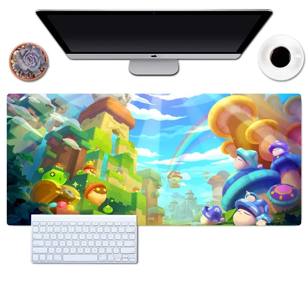 Game Maplestory Mousepad Gaming Office Desk Pads Large For Computer Non-slip Lockedge Mouse Pad
