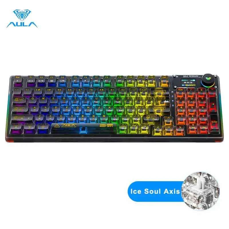 AULA F98PRO (Transparent) Wireless Mechanical Keyboard