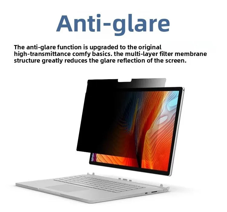 Pro11/10/9/8anti reflective and anti-blue protective film suitable for Laptop7/6/5/4computer anti peep film on Microsoft surface