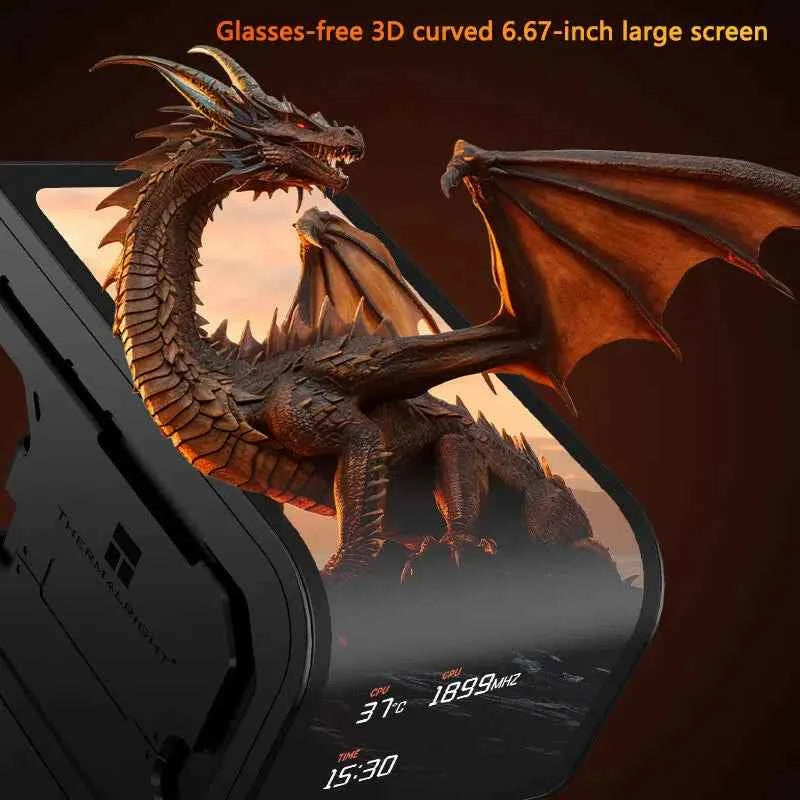 Thermalright WONDER VISION 360 UB All-in-one 360MM Water Cooler, 6.67-inch AMOLED LCD 2K 60HZ Curved Screen Naked Eye 3D Vision