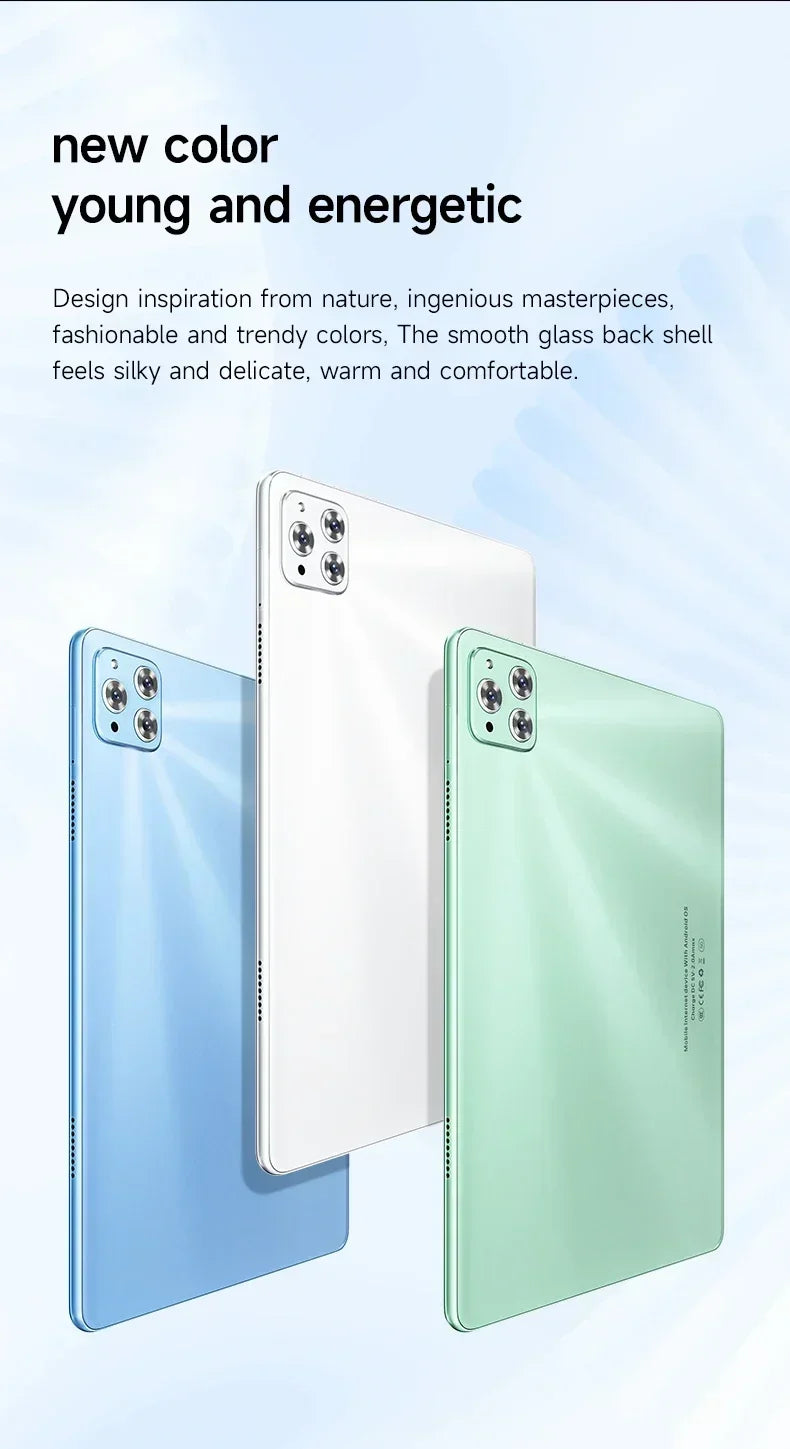2026 Latest Global First Tablet Pad Android 15 Snapdragon8 Gen3 11 inch Soft Light Screen iPad Air PRO WiFi GPS WPS 5G PC