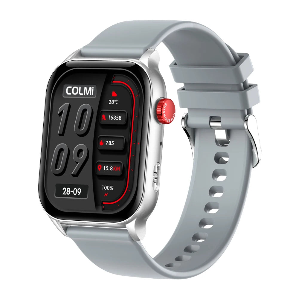 COLMI P78 AMOLED Smartwatch 1.95'' Display with Flashlight & Voice Calling 100+ Sports Mode Health Monitor Men Women Smart Watch