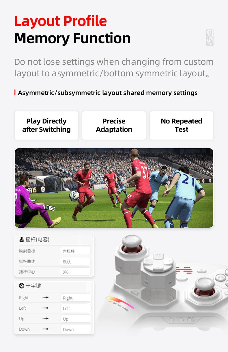 BEITONG PanGu Custom Modular Game Controller Wireless Gamepad Customizable Gaming Controller for PC/NS2/Mobile/Steam