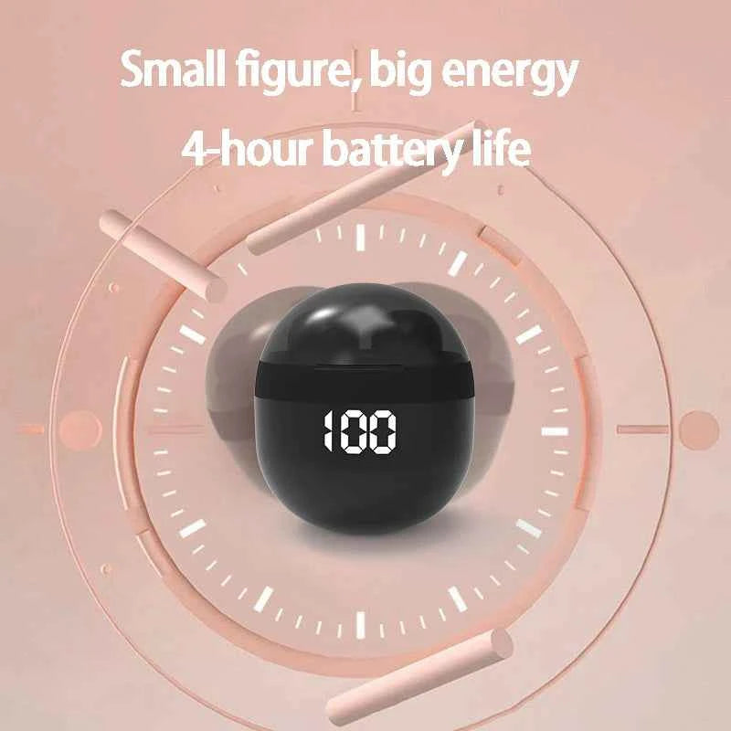 Super Bass Sleep Headphones Wireless Bluetooth Earphones With Mic Sports Earbuds Noise Reduction Mini HD Headset For Smart Phone