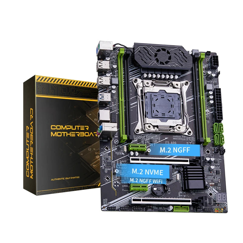 QIYIDA X99 motherboard set kit LGA2011-3 xeon E5 2680 V4 2*16GB=32GB 3200MHz 4 channels DDR4 SATA 3.0 nvme M.2 SATA M.2ATX - WinSupport Tech