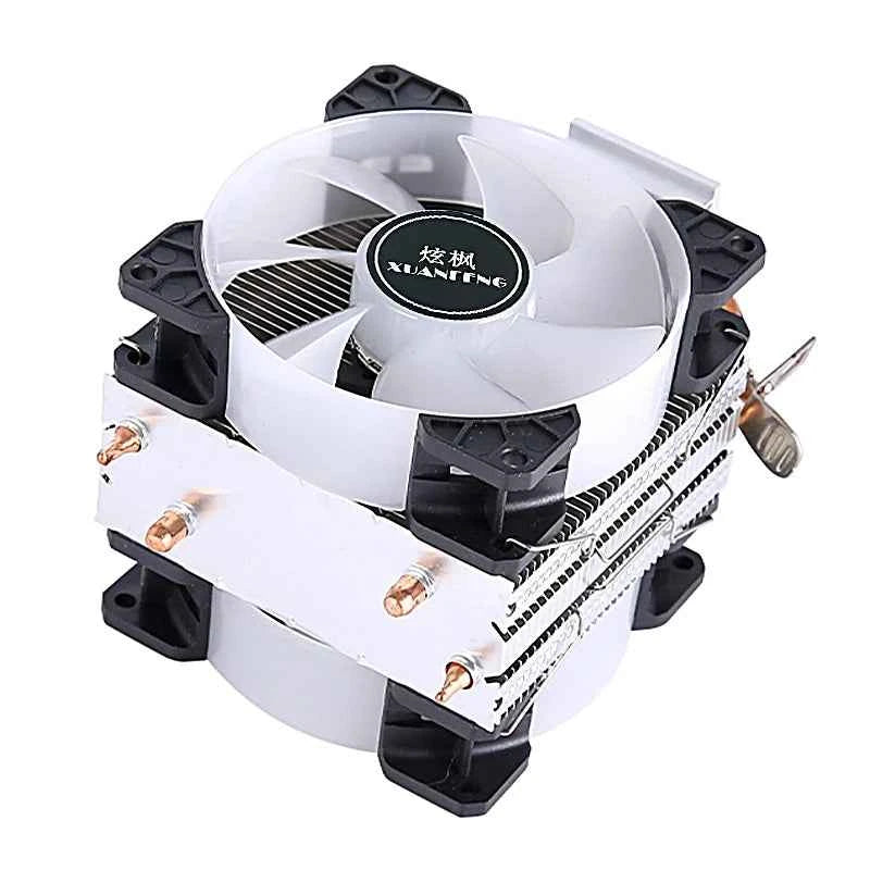 CPU Radiator PC 2/4/6 Heat Pipe Cooling 90mm Fan For LGA115x 1200 2011 x79 x99 E5 2066 1700 2099 i3 i5 i7 AMD