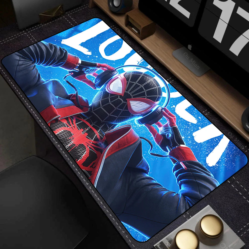 Spider-Man Mouse Pad Laptop HD Anime XXL Keyboard Pad Gamer Cabinet Mousepad PC Gaming Accessories Desk Mat Rubber Carpet