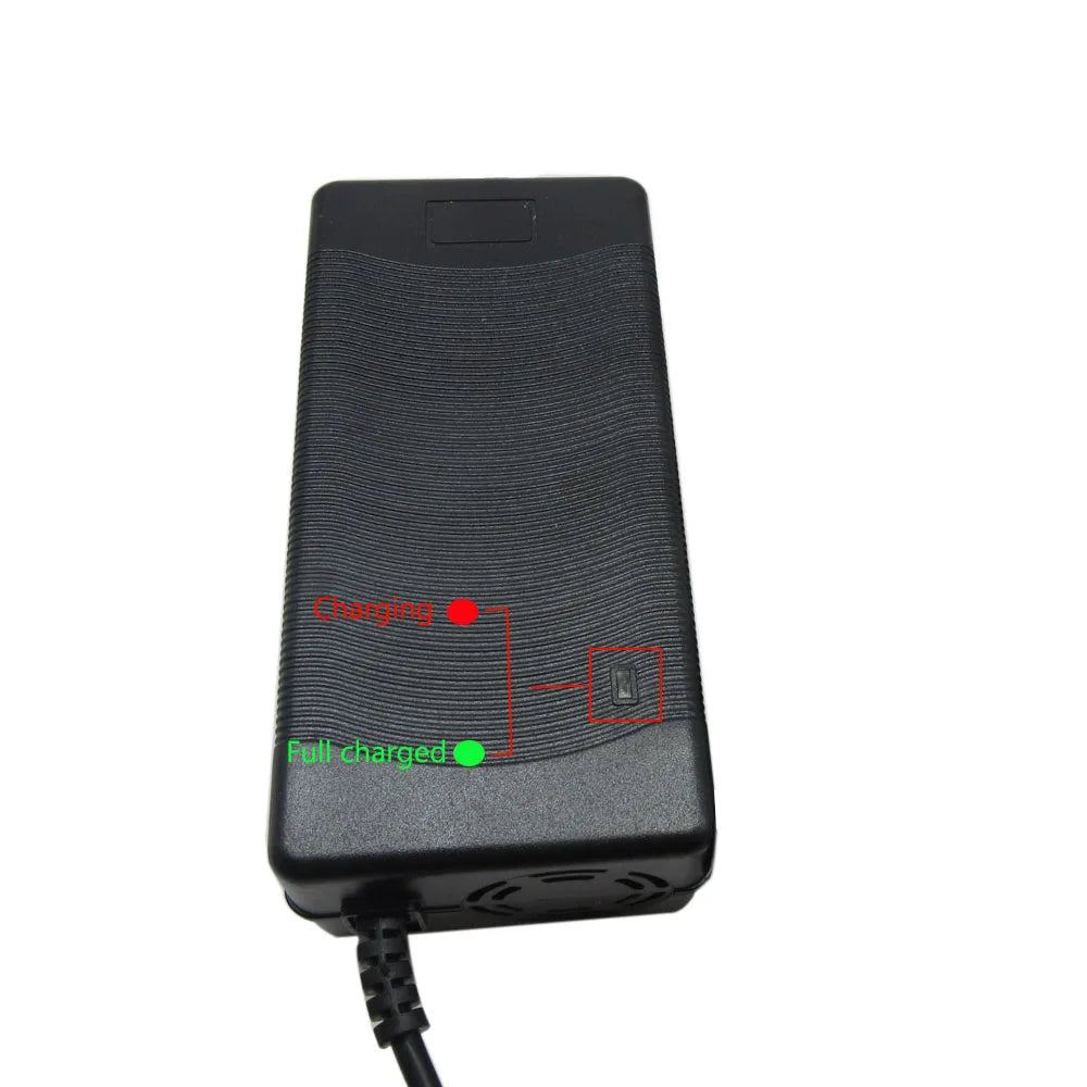 58.4V 4A Lifepo4 Charger 51.2V 48V 16S Iron Phosphate LFP RV Energy Storage Battery Chargers with fan XT60 alligator clip port