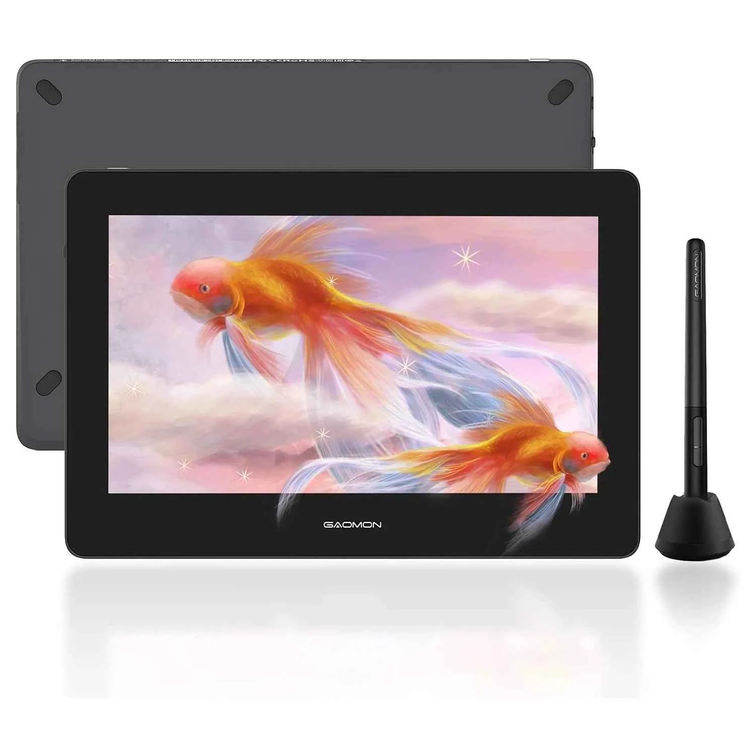 Gaomon PD1220 Pen Display Graphics Tablet with 11.6 inch 86% NTSC Screen AG Glass Eye Protective Monitor for Artist Beginner