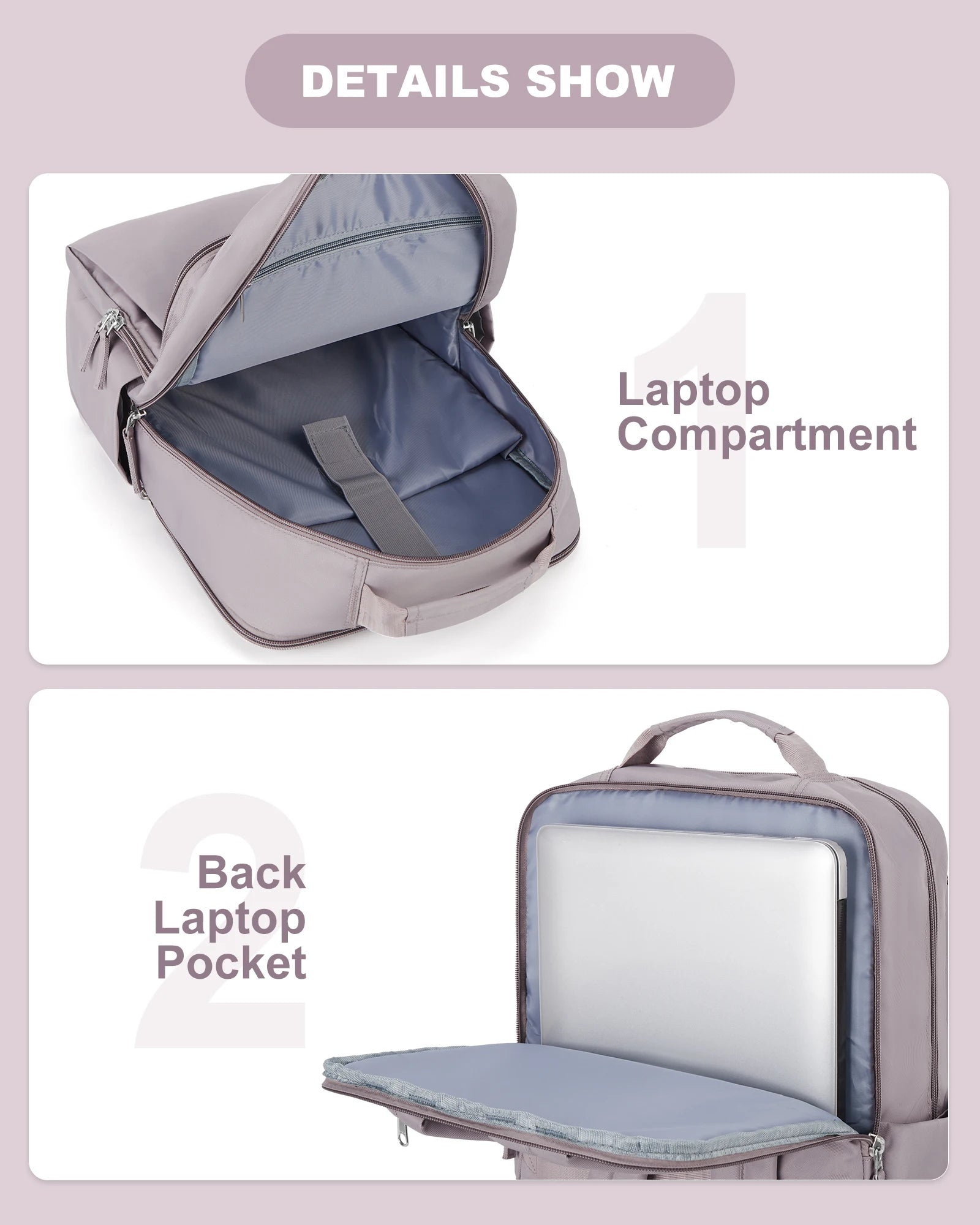 Backpacks for Women Versatile College Daypack Casual Student Schoolbag Waterproof Large-Capacity Travel Backpack Laptop Bag