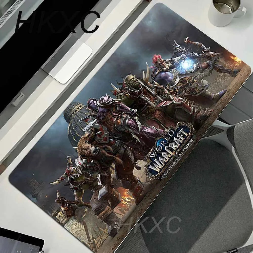 Laptop XXL Game Cabinet Desk Mat Carpet World of Warcraft Lich King Mouse Pad PC HD Anime Gaming Accessories Keyboard Mousepad
