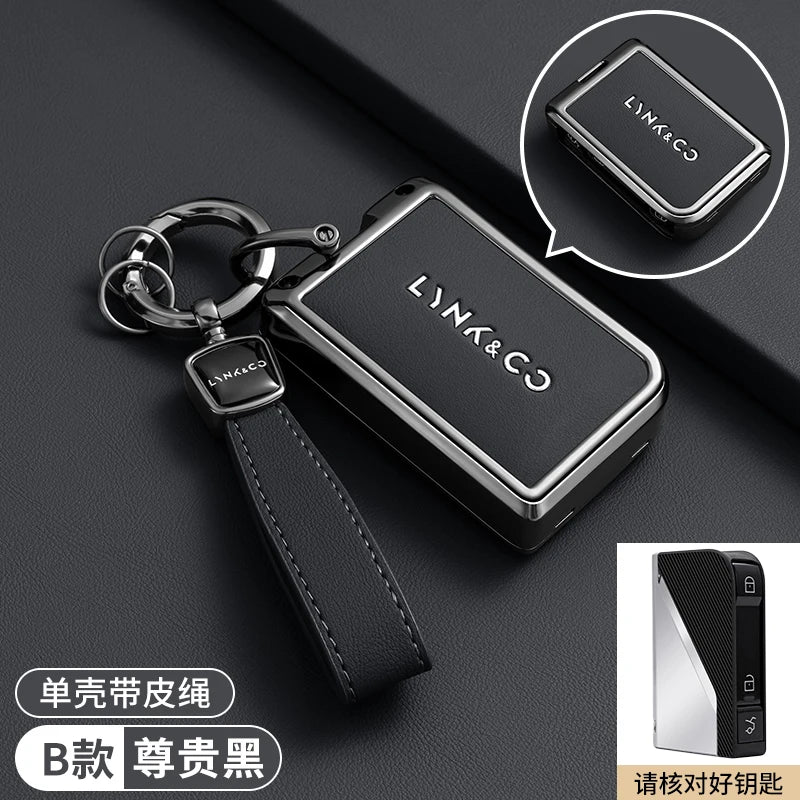 Car Key Cover Case Holder Remote Keyless Entry Car Accessories for LYNK&CO 05 01 02 03 06 Keychains Protection Key Fob