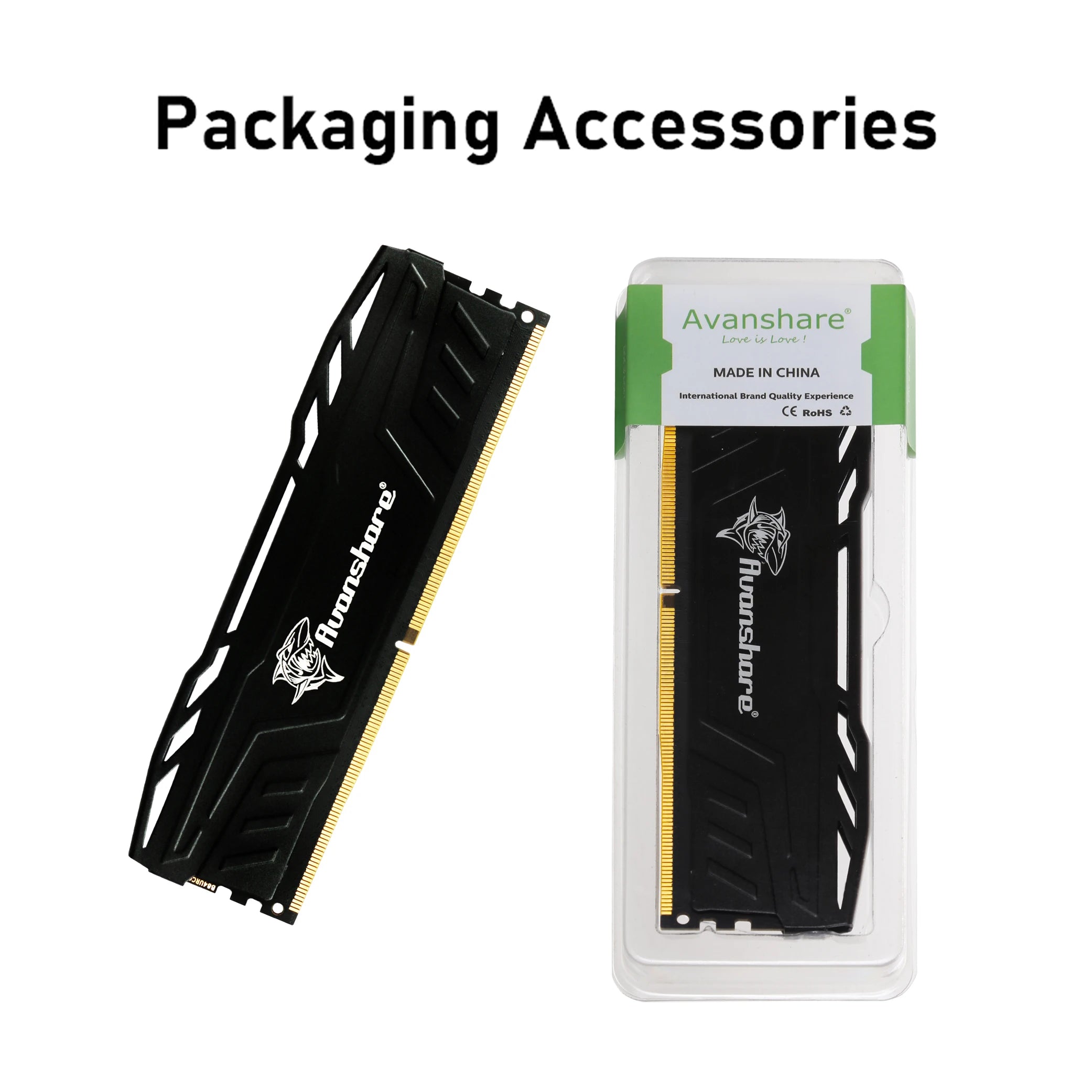 Avanshare DDR4 8GB 16GB 3200MHz 2666MHz 2400MHz DDR4 Ram Memory DDR5 4800MHz 5600MHz 6400MHz 32GB UDIMM 288pin Desktop Memory - WinSupport Tech