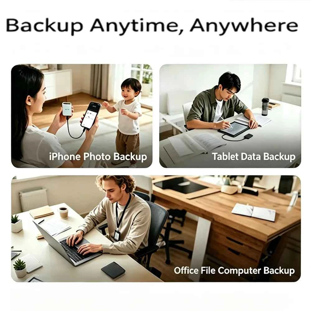 Reliable Slim Storage Device Portable External SSD 1TB 4TB 16TB 128TB High Speed for Notebook Laptop PC Usage