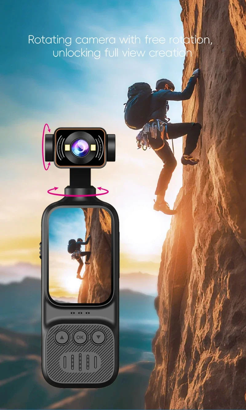 Portable Multifunctional Pocket Camera With High-definition Anti Shake Vlog Outdoor Handheld Sports Camera And Wifi Recorder New