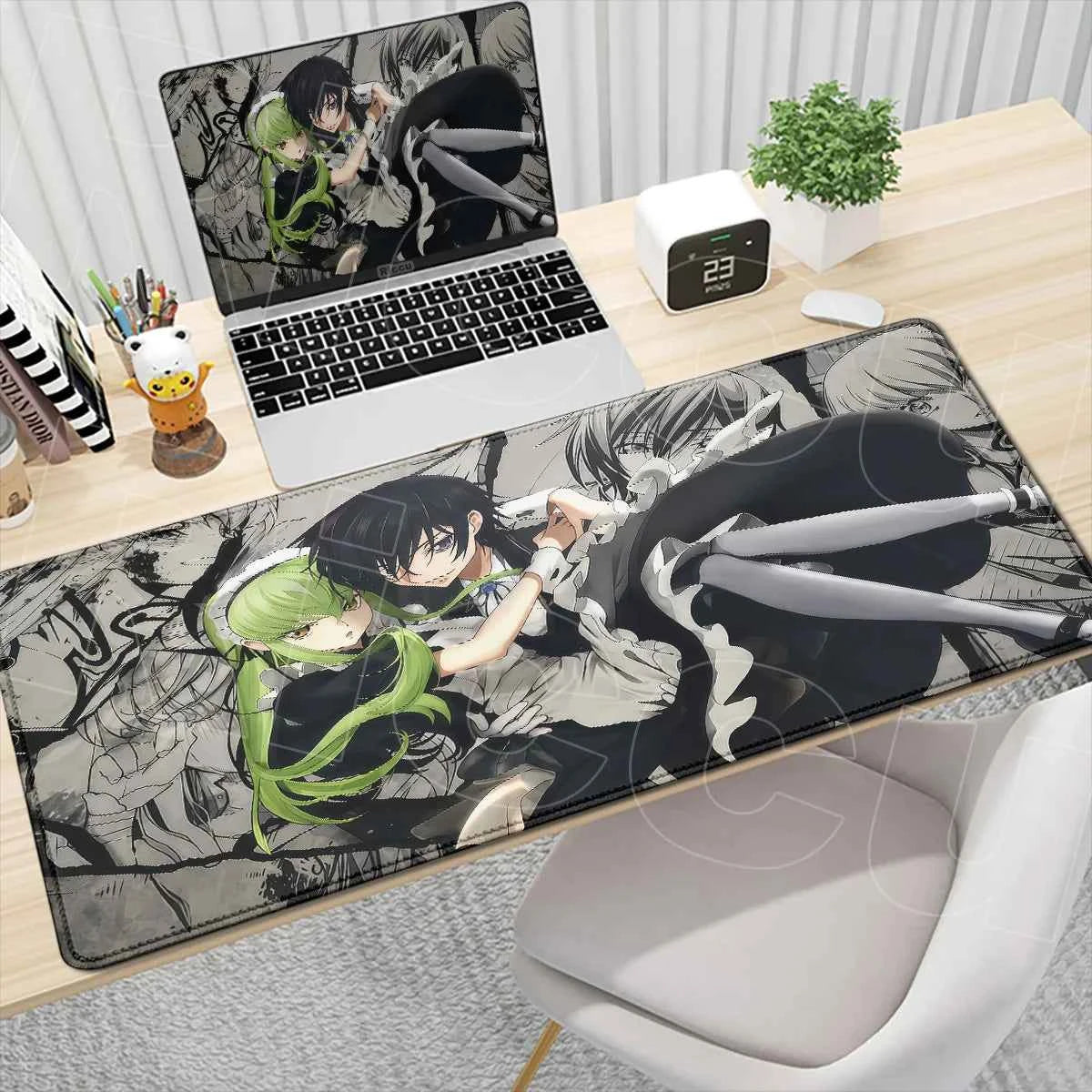 Code Geass Desk Mouse Pad XXL HD Printing Laptop Keyboard Mat Table Protector Carpet PC Gaming Accessories Lelouch CC Pretty Rug