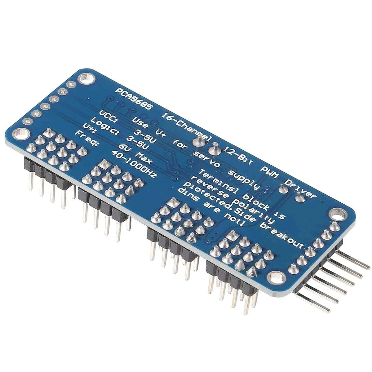 Aokin 1PCS 16 channel PWM Servo Servo Drive Board Robot Controller IIC Interface Driver Module PCA9685 For Raspberry Pi