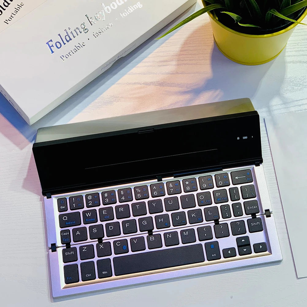 Wireless Folding Keyboard BT 5.1 Numeric Keypad for IOS Android Windows for Ipad Tablet Portable Mini Digital Keypad