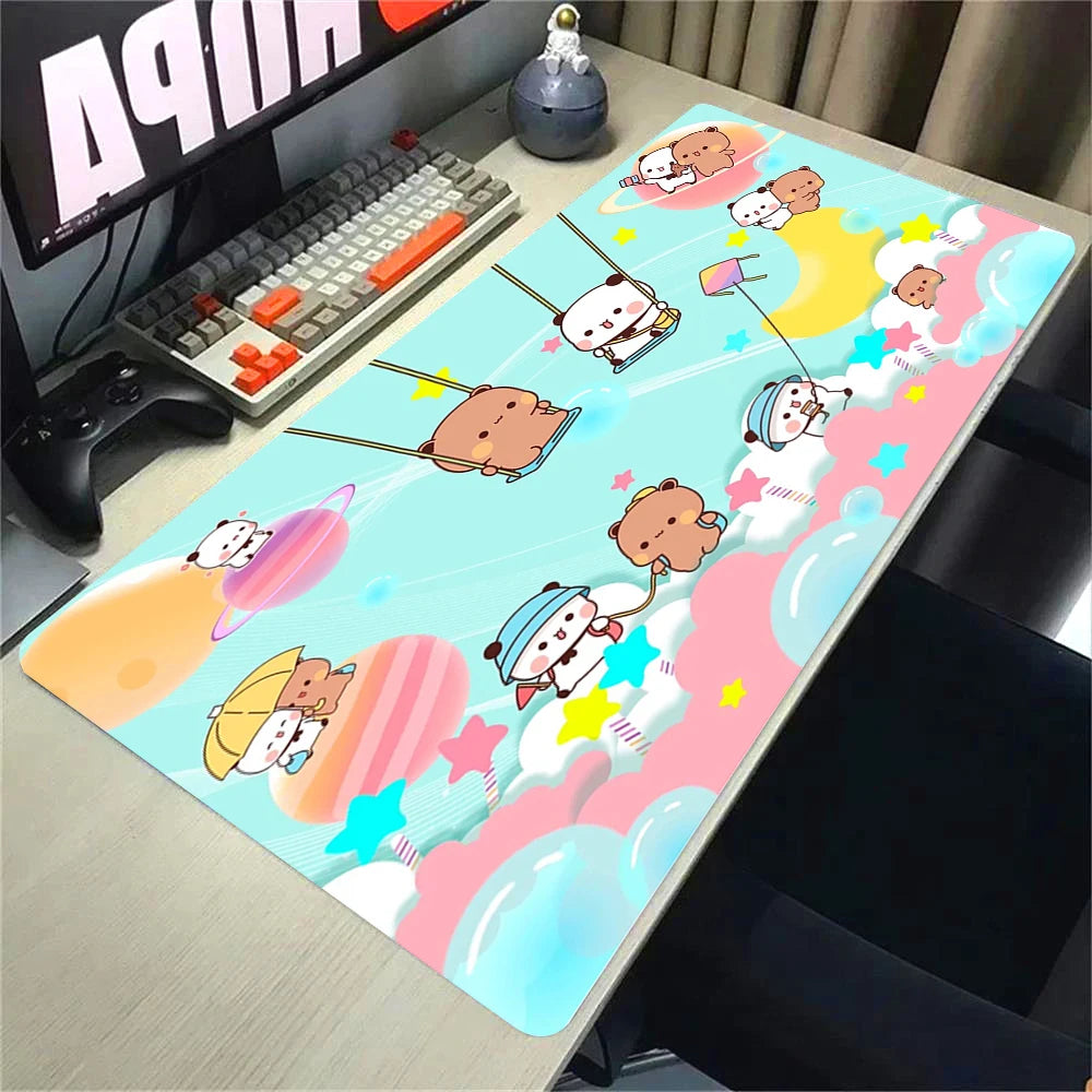 Bubu Dudu Gamer Deskmat Xxl Mouse Pad Anime Computer Table Mat Pc Gaming Accessories Mousepad Large Mats Office Mause Pads Setup