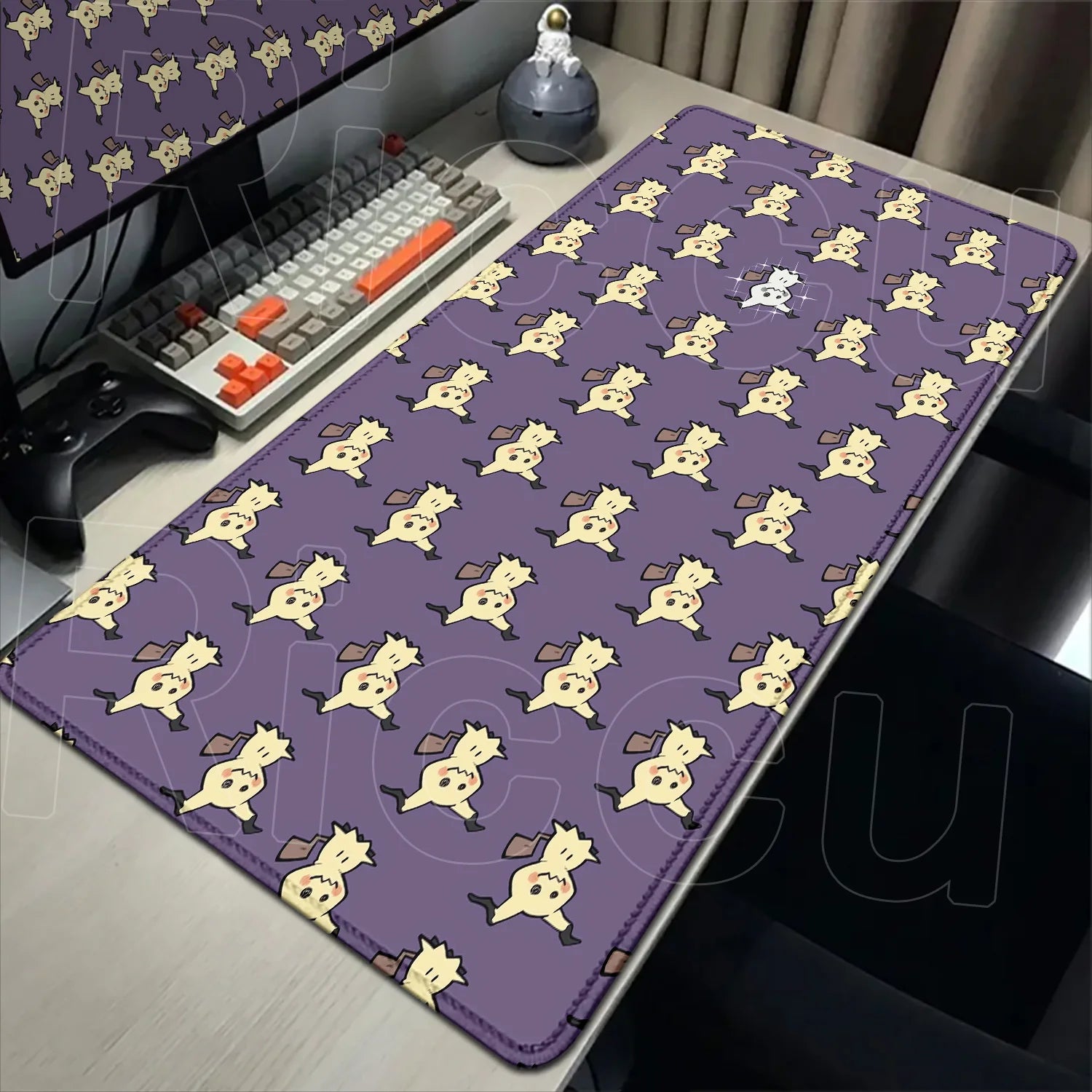 HD Rubber Non-slip Mouse Pads Gaming P-Pokemons Mimikyu Mousepad Mouse Pad Kawaii Large Gamer XXL Pc Keyboard Desk Mouse Mat Rug