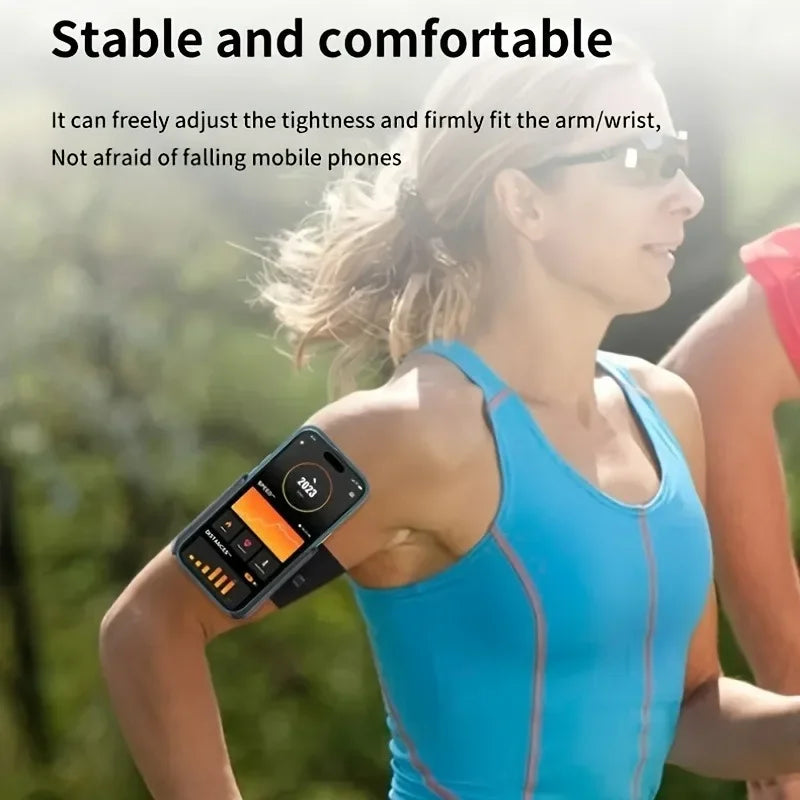 Running Sport Armbands Phone Holder For iPhone 16 15 14 13 12 Pro Max 14 Plus Samsung S24 Ultra Xiaomi Arm Band Bracket GPS Clip