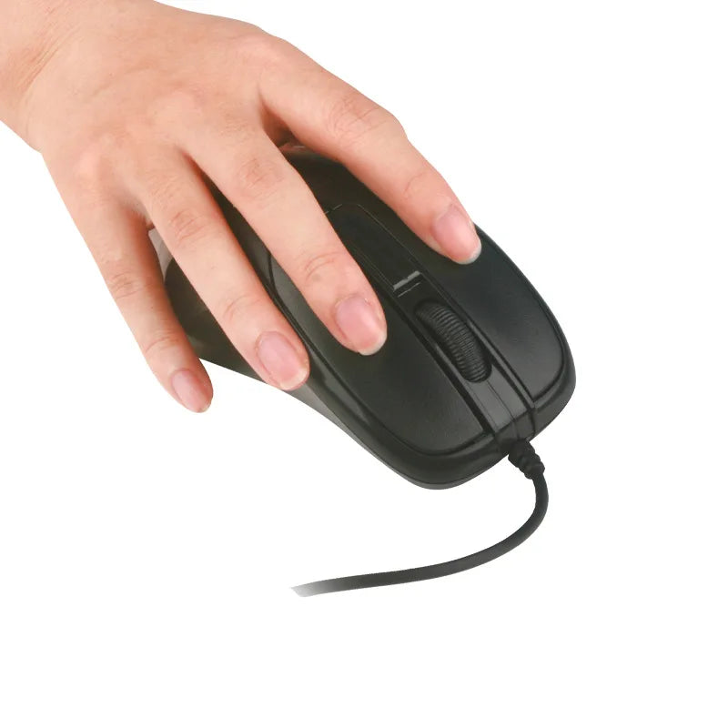 Wired PS2 round-mouth optical mouse