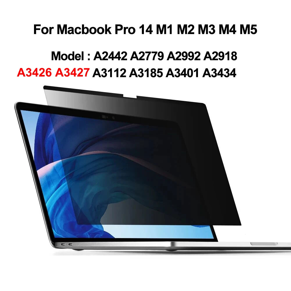 Magnetic Anti-peeping Screen Protector Film For Macbook Neo 2026 Air 13 15 M2 M3 M4 M5 Pro 14 16 Anti-spy Film Privacy Filter