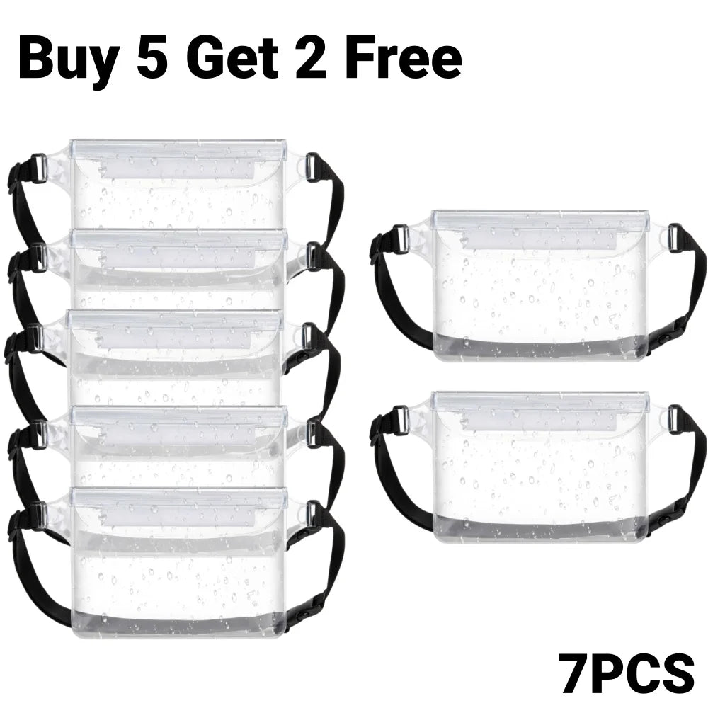 Waterproof Fanny Pack Waist Pouch Triple Zip Dry Bag Phone Passport Holder Beach Swim Kayak Water Sports Cruise Essentials 2026