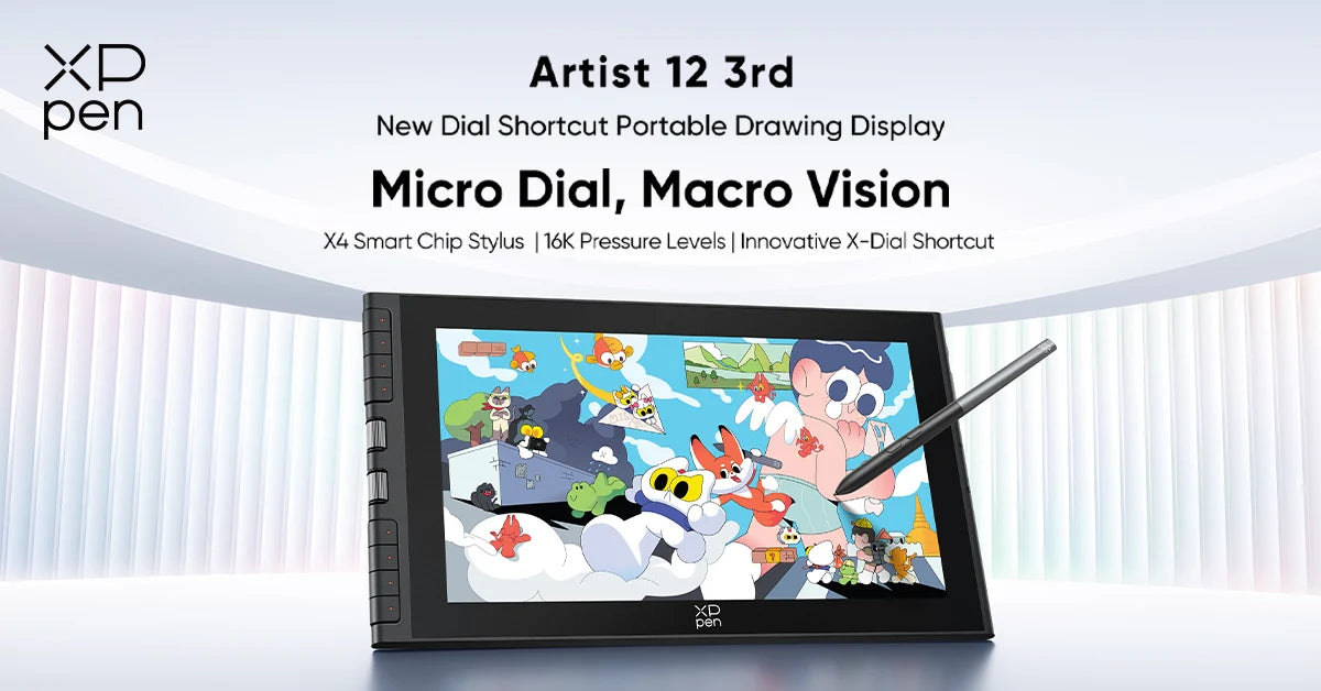 XPPen Artist 13.3 Pro V2 Graphics Tablet Drawing Monitor 13.3