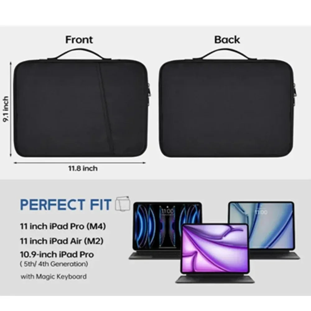 Waterproof Shockproof Handle Bag Laptop Sleeve Case for Macbook Air 11 13 Inch M4 M3 M2 Chip Mac Book Cover Accessories
