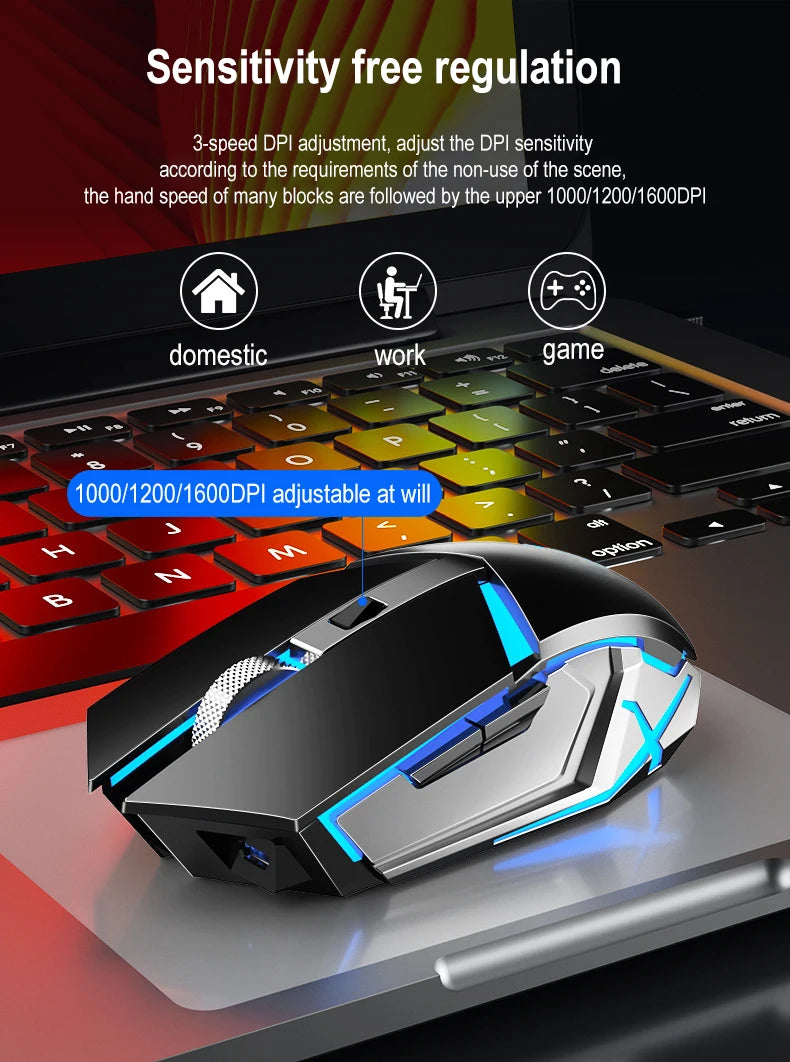 T610 Wireless Keyboard & Mouse Combo Rechargeable Notebook, Desktop Office, Home Gaming, E-sports Keyboard & Mouse