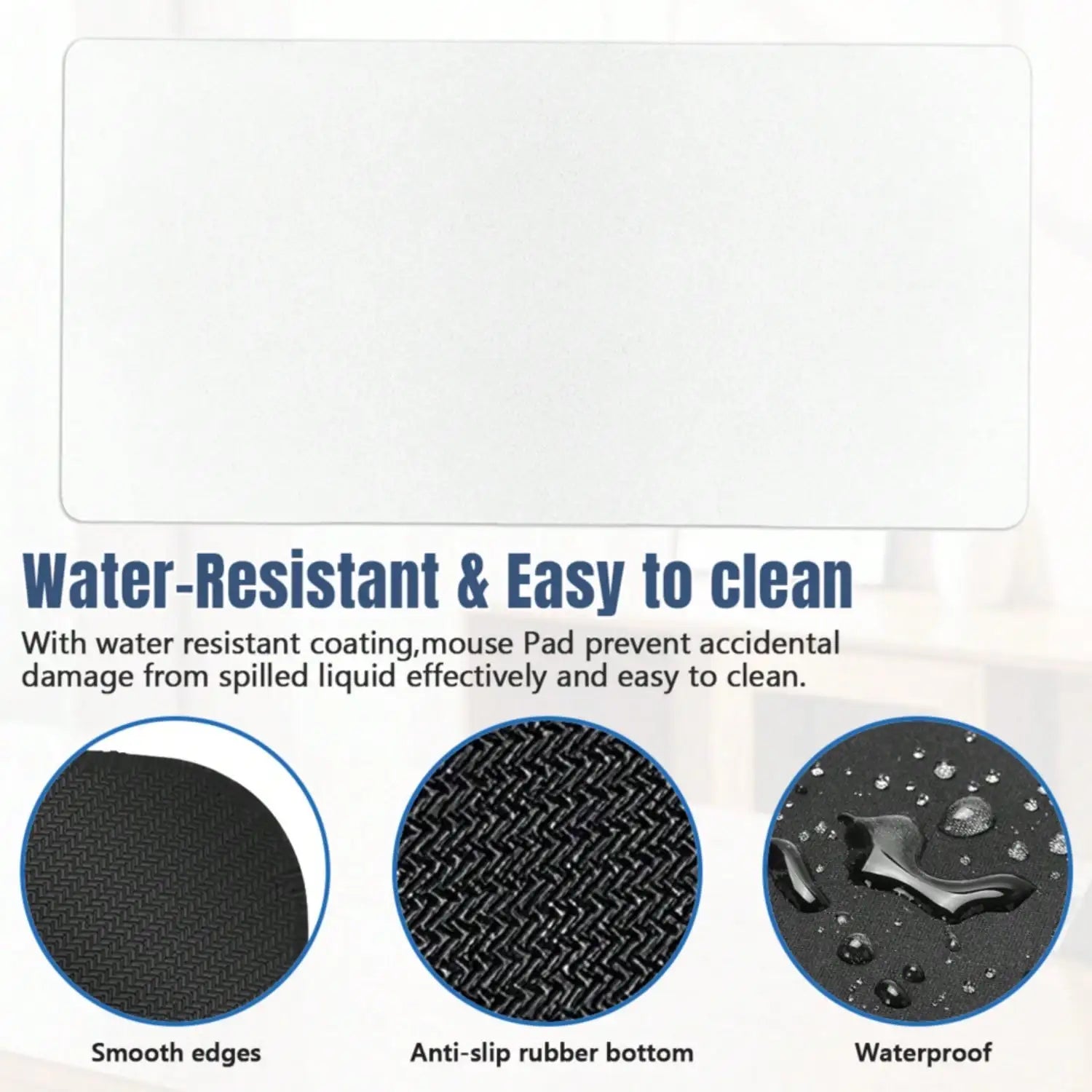 Style Wave Surfing Mouse Pad - XXL Large Gaming Desk Mat With Non-Slip Rubber Base, Thickened Precision Stitching, Washable Surface - Extra-Large Computer Desk Mat, Suitable For Gaming Setups, Artistic Design, Smooth Texture,