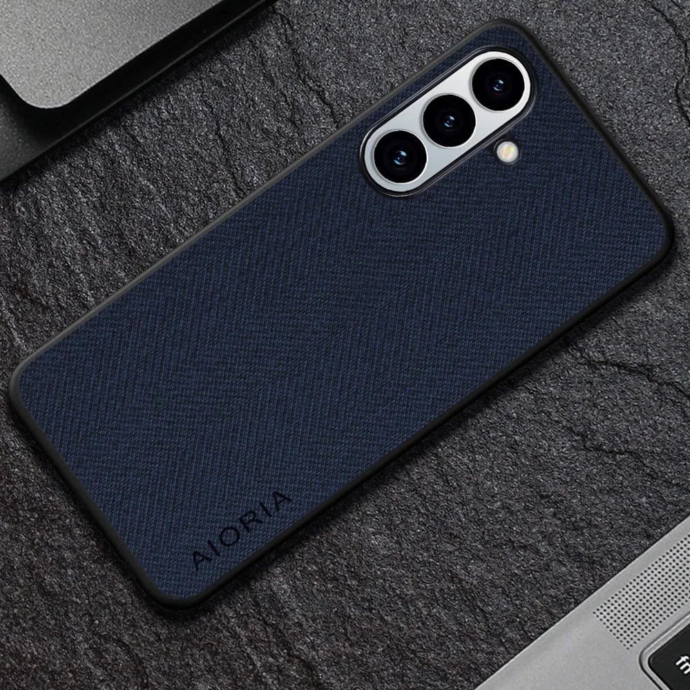 Case for Samsung Galaxy S26 coque Luxury textile Leather soft phone cover funda for samsung galaxy s26 case capa