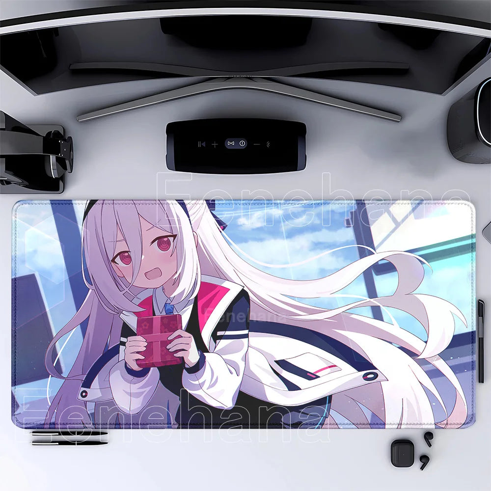 HD printing Tendō Kei Blue Archive Gaming Mousepad 400x900mm Anime girl key Mouse Pad PC Keyboard Office accessories XXL DeskMat