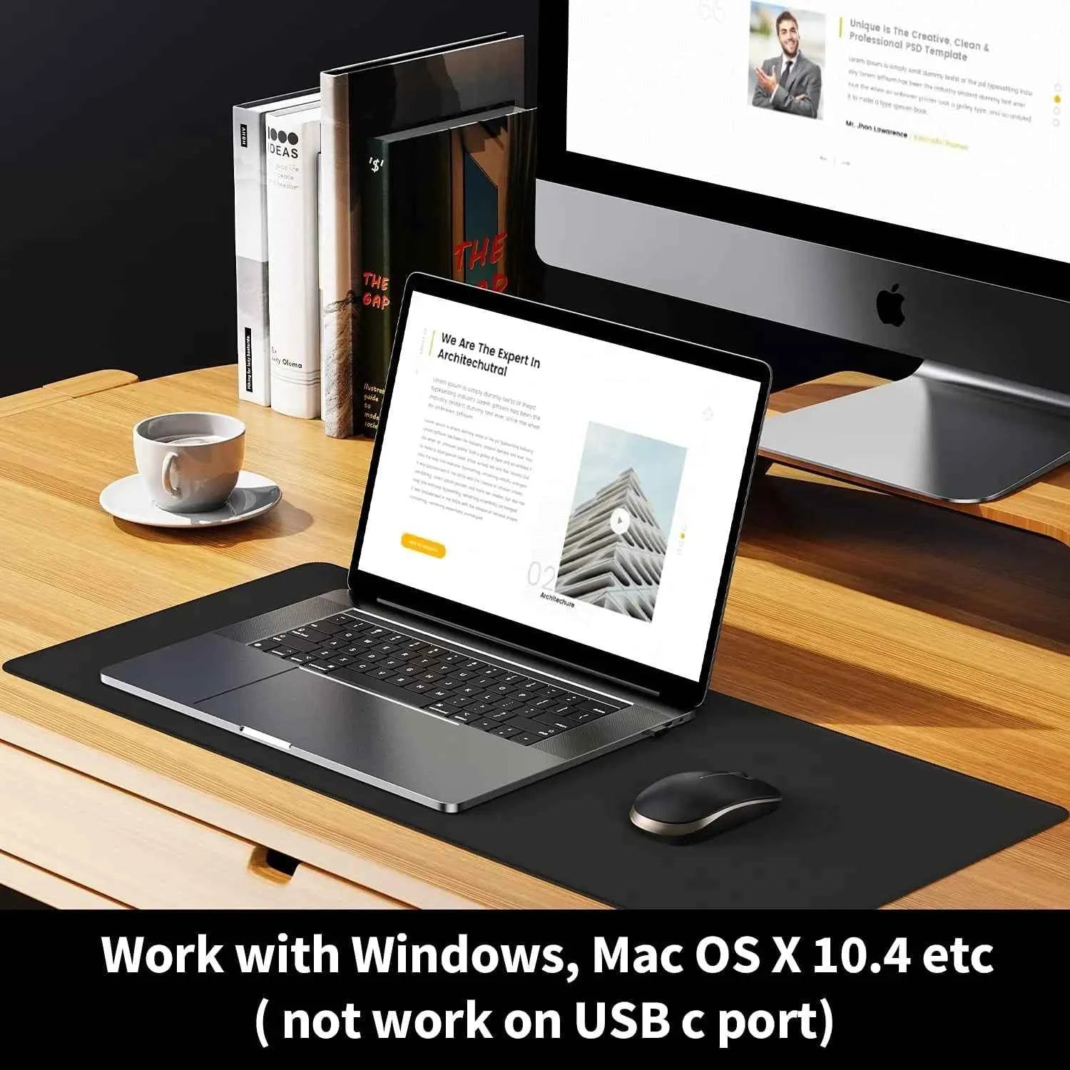Wireless Mouse 2.4G Slim Portable Computer Mouse With Nano Receiver Less Noise Mobile Optical Mice For Notebook PC Laptop Comput