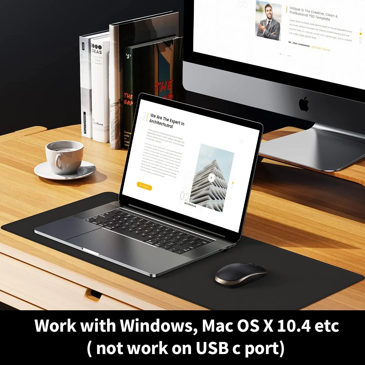 Wireless Mouse 2.4G Slim Portable Computer Mouse With Nano Receiver Less Noise Mobile Optical Mice For Notebook PC Laptop Comput