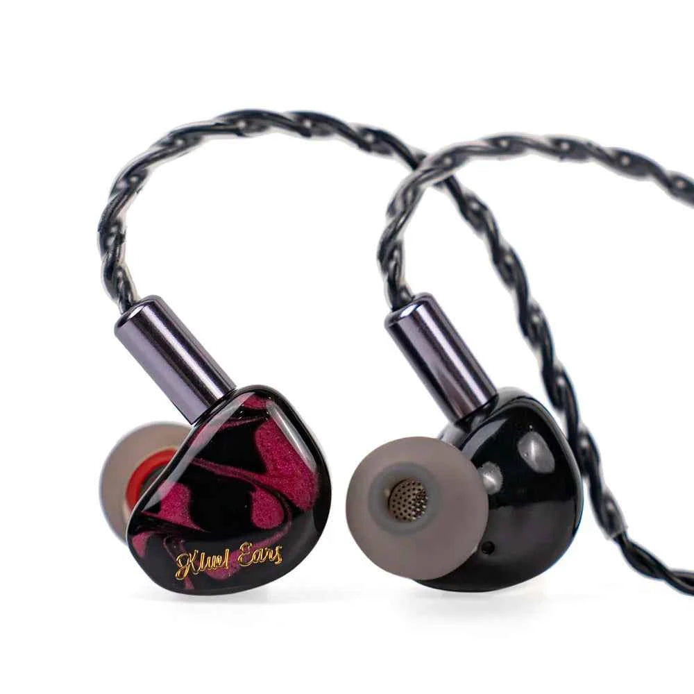Linsoul Kiwi Ears Cadenza IEM Earphones 10mm Beryllium Dynamic Driver 4-core Braided Copper Cable with Single-ended Termination
