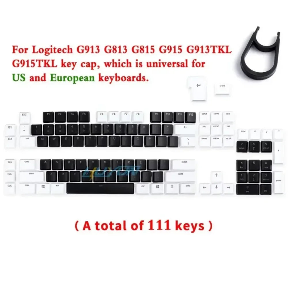 For Logitech G915\G913\G815\G813\TKL87 Gaming Mechanical Keyboard Keycaps Non-slip Textured Replacement Cap