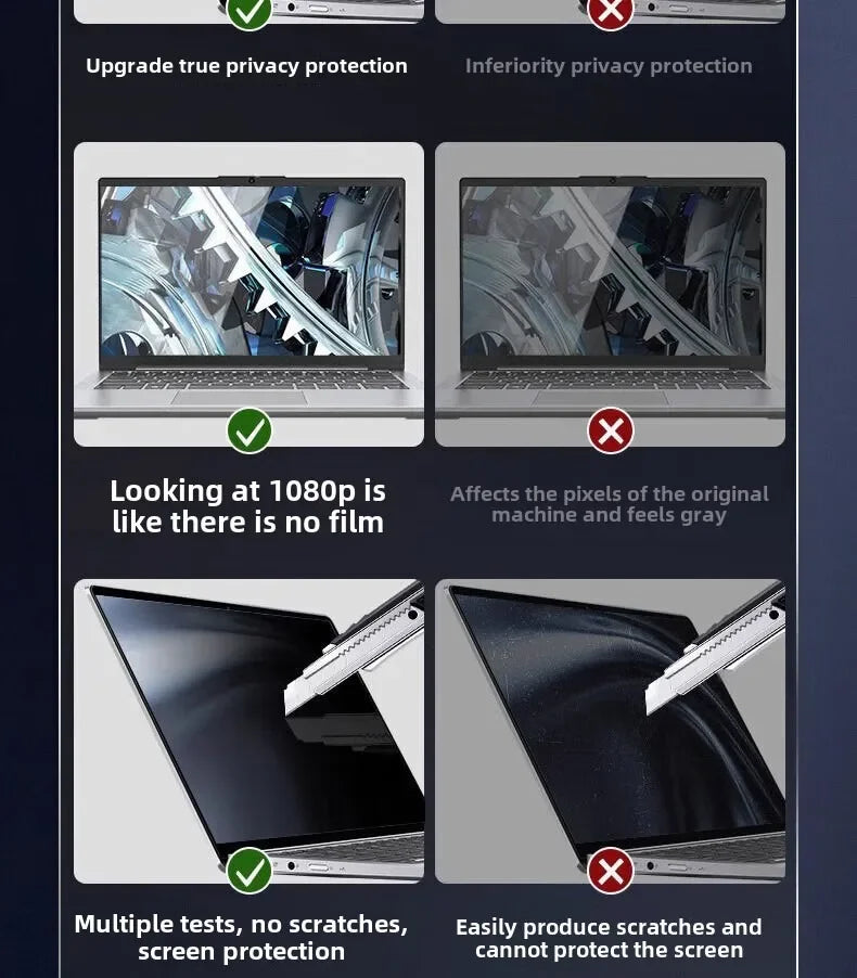 For Lenovo Yoga Slim 9i 7i /Pro 7 14ASP9 Laptop Privacy Protection Film Slim 7 15ILL9 Computer Screen Anti-Visit Slim 9 14ILL10