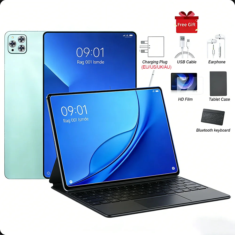 2026 Latest Global First Tablet Pad Android 15 Snapdragon8 Gen3 11 inch Soft Light Screen iPad Air PRO WiFi GPS WPS 5G PC