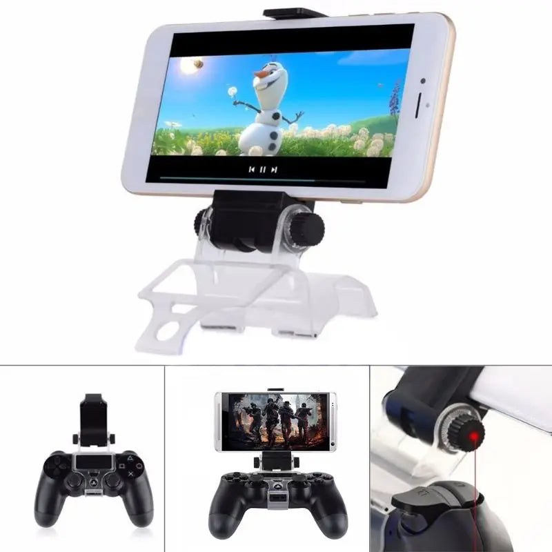 Mobile Smart Phone Clip Clamp Mount Holder For PlayStation PS4 Game Controller