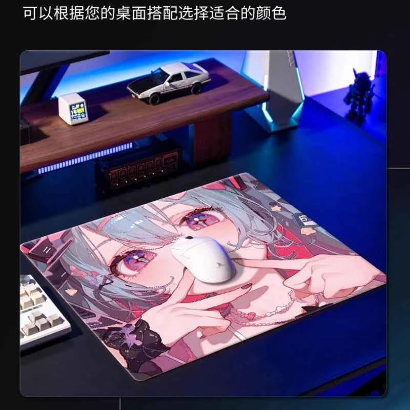 Large Tempered Glass Mouse Pad Extra Large FPS Esports Desk Pad Upgraded Smooth Custom Anti Slip Special Crystal Mist Surface