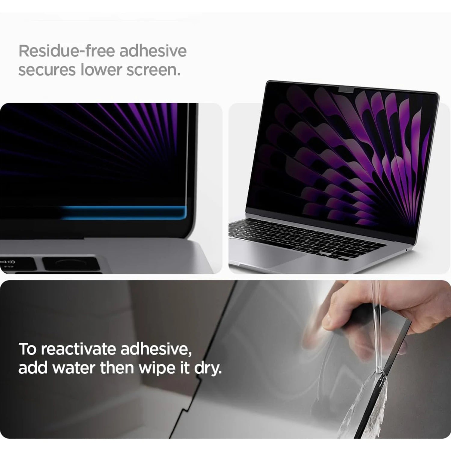 Removable Magnetic Privacy Screen For MacBook Air 13.6/15 Inch 2022-2026 (M5 M4 M3 M2), Matte Privacy Screen For Pro 14/16 inch