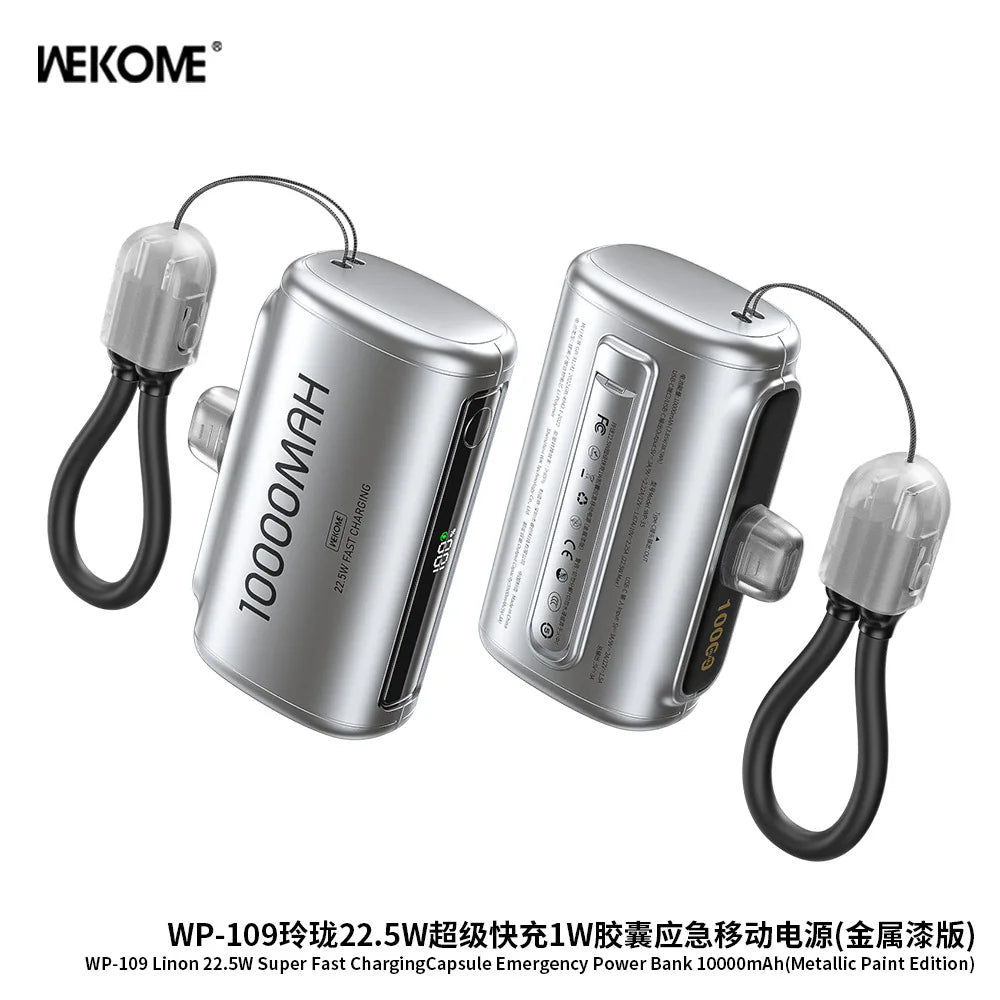 Mini PowerBank 10000mAh Spare battery Portable Charger Mobile External Battery Fast charging For iPhone Samsung Xiaomi