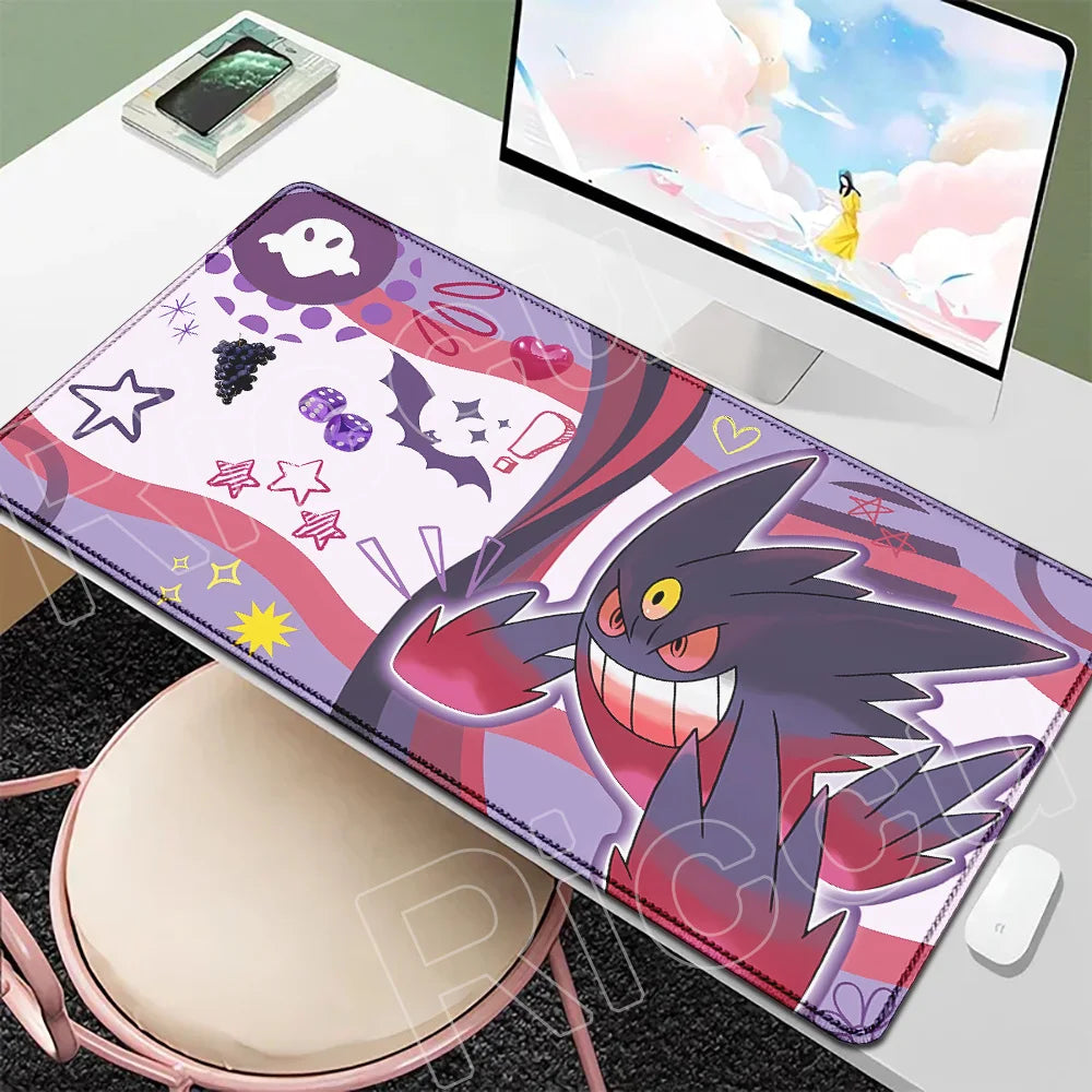 P-Pokemons Sylveon Eevee Mousepad Mouse Pad Large Gamer XXL Pc Keyboard Desk Mouse Mat Carpet Rubber Tapis Souris Gaming Notbook